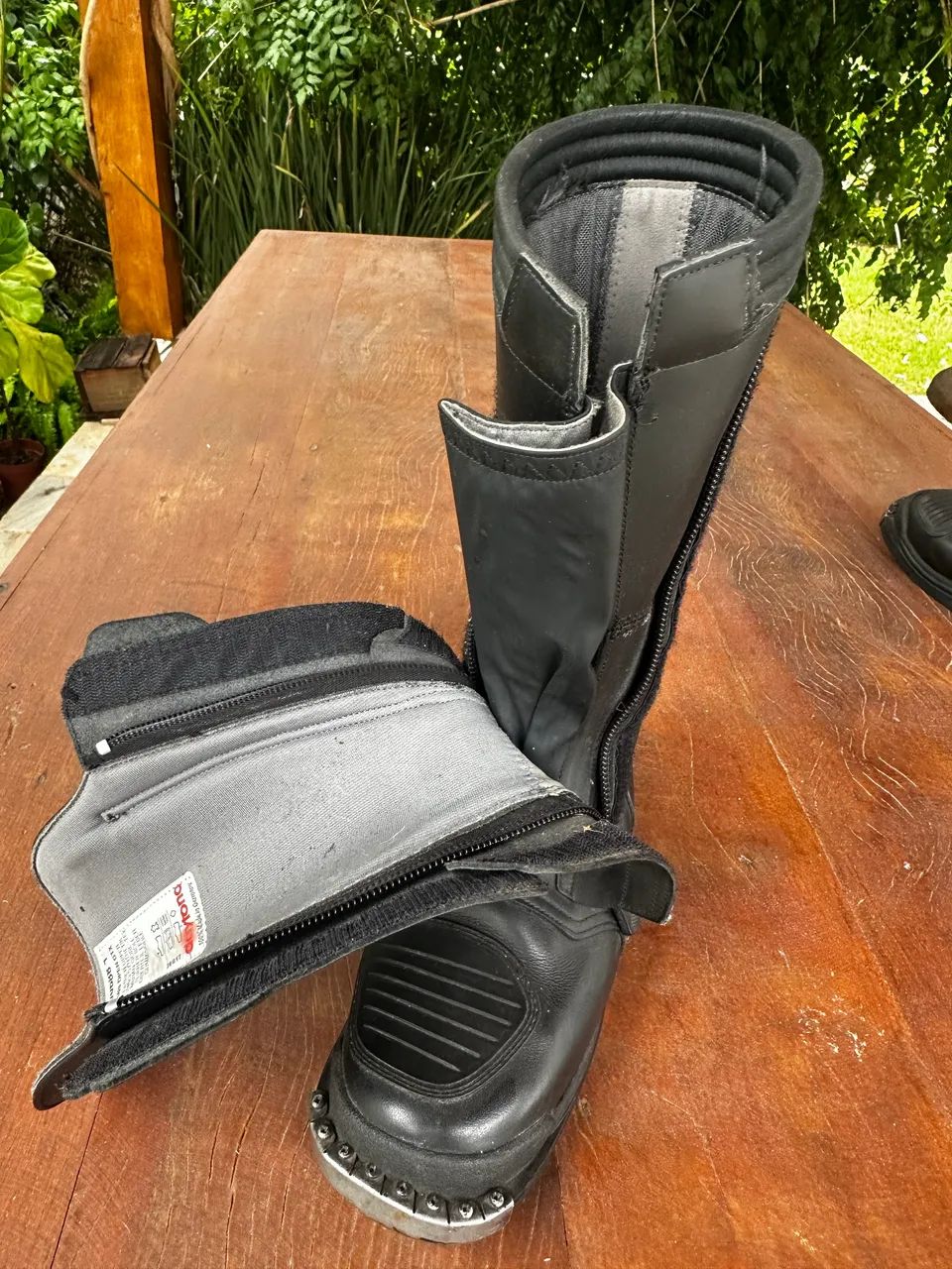 BOTA MOTOCICLISTA COURO DAYTONA ALEMÃ  - Foto 4