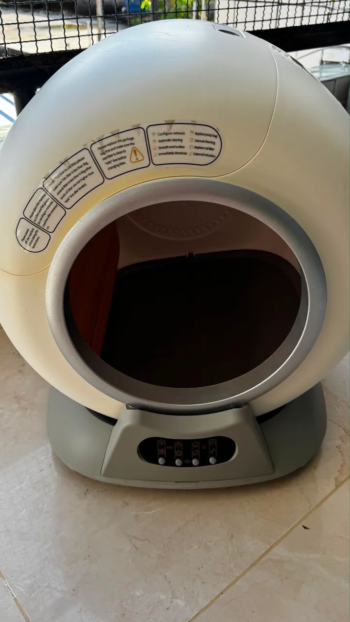 CAIXA DE AREIA AUTOMÁTICA PARA GATOS 