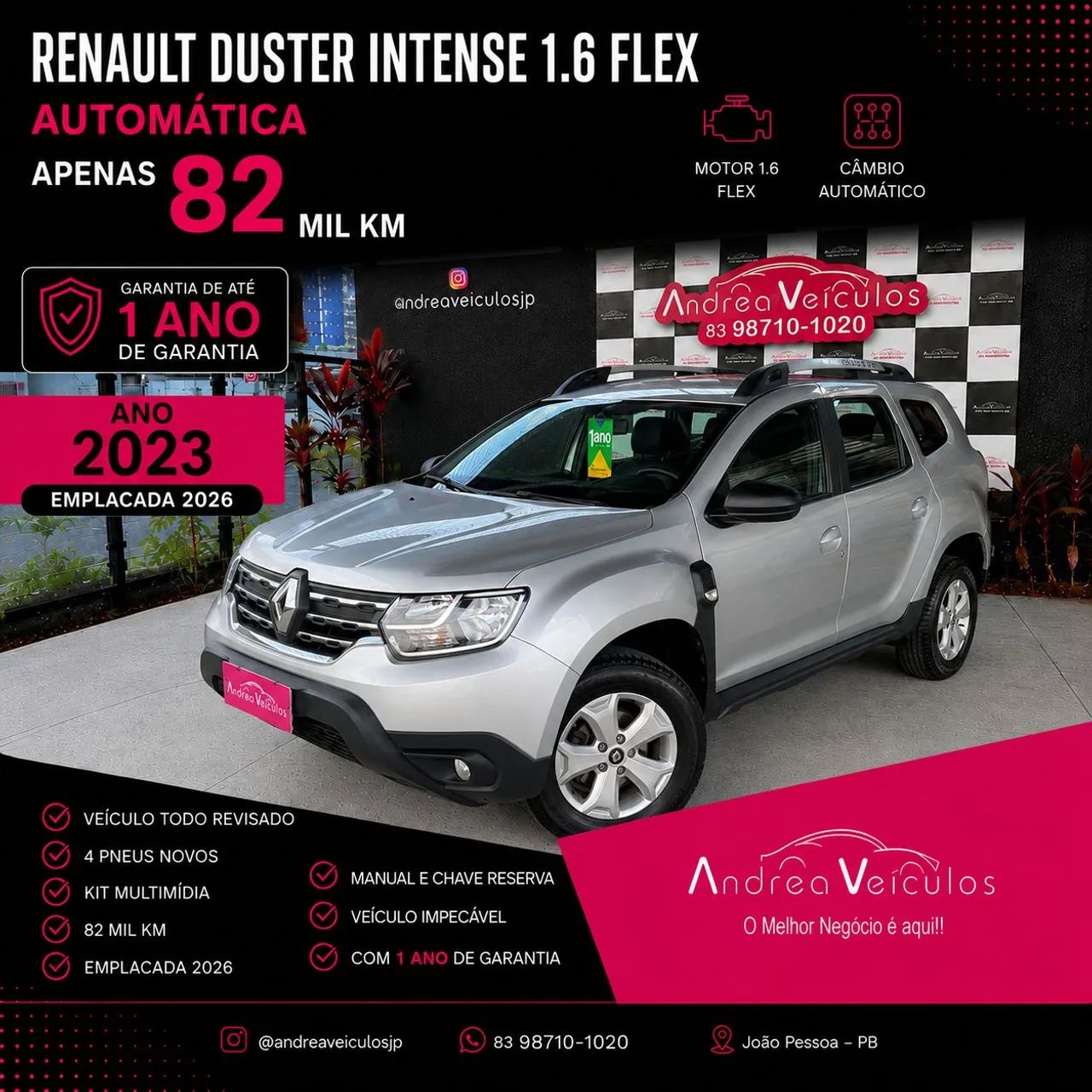 Renault Duster DUSTER Intense 1.6 16V Flex Aut. 2023
