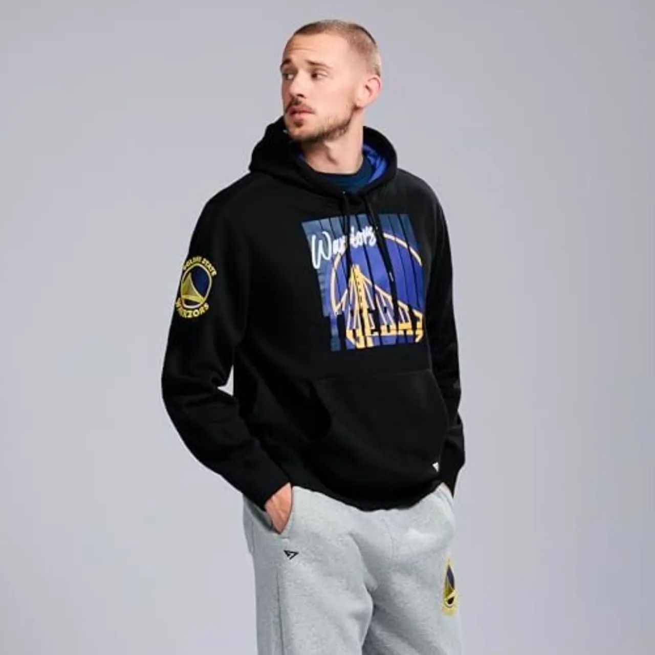 Warriors Suéter com capuz X Nba Officially Licensed Men's Full