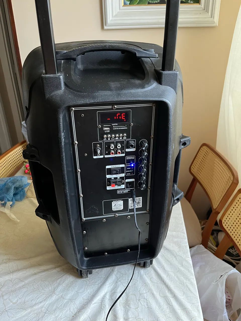 Caixa de Som Amplificada Multilaser SP278 250W RMS Bluetooth - Funcionando na Tomada - Foto 5