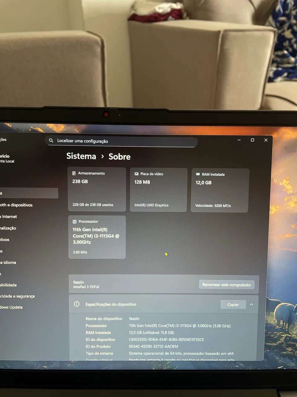 Notebook Ideapad 3  - Foto 2