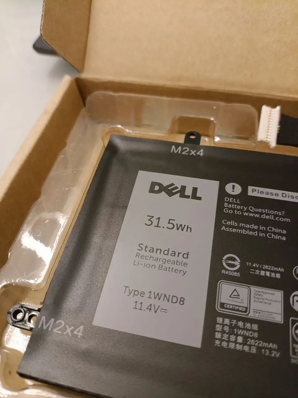 Bateria Dell Latitude 5285 5290 31.5wh  - Foto 2