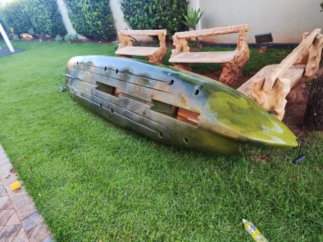 Caiaque Duplo Caiaker New Foca + Motor Jet 3HP - Usados - Foto 7