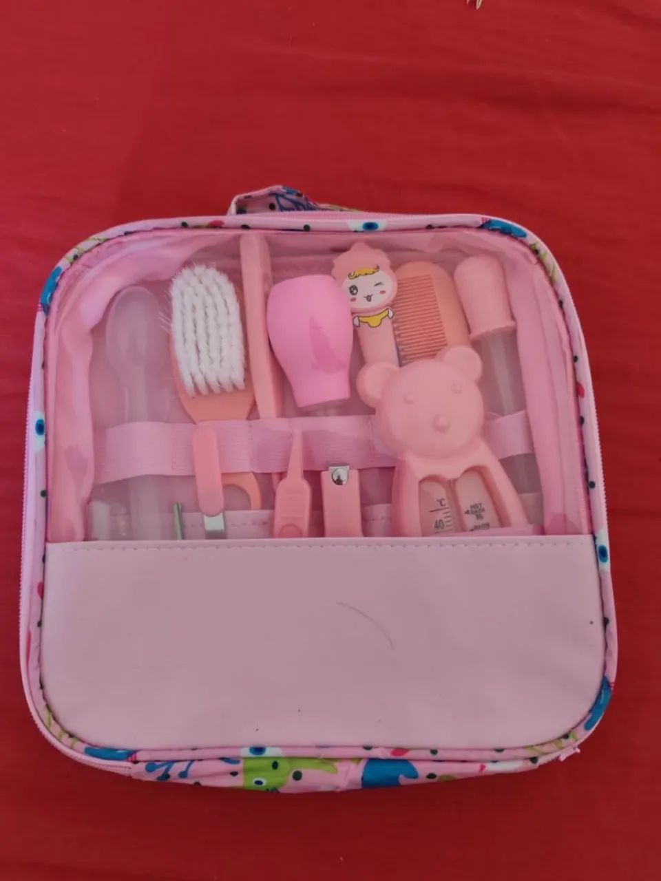 Kit Higiene para Bebê Rosa com Maleta - Completo e Organizado ? - Foto 3