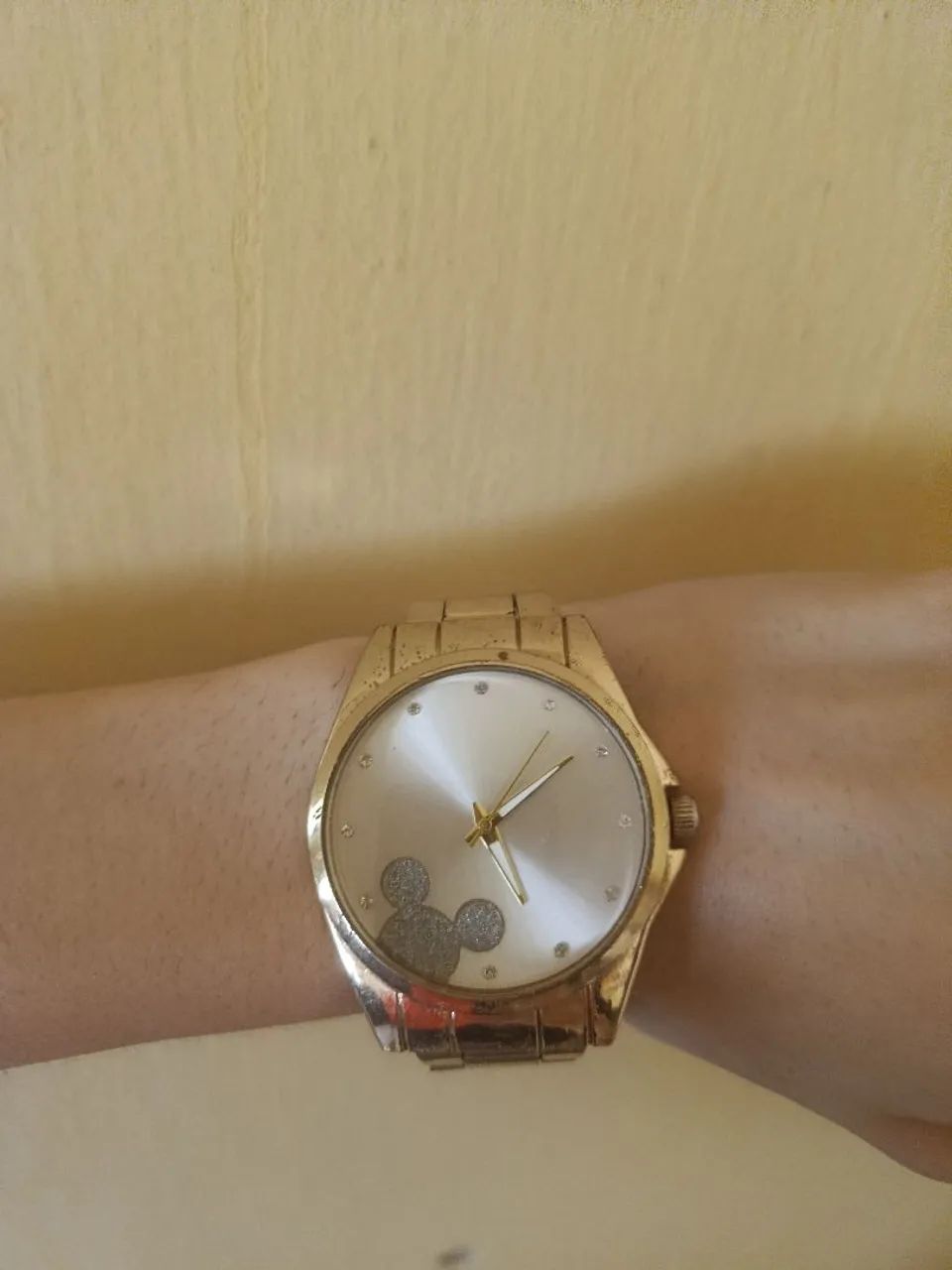 Relógio dourado Mickey - Foto 3