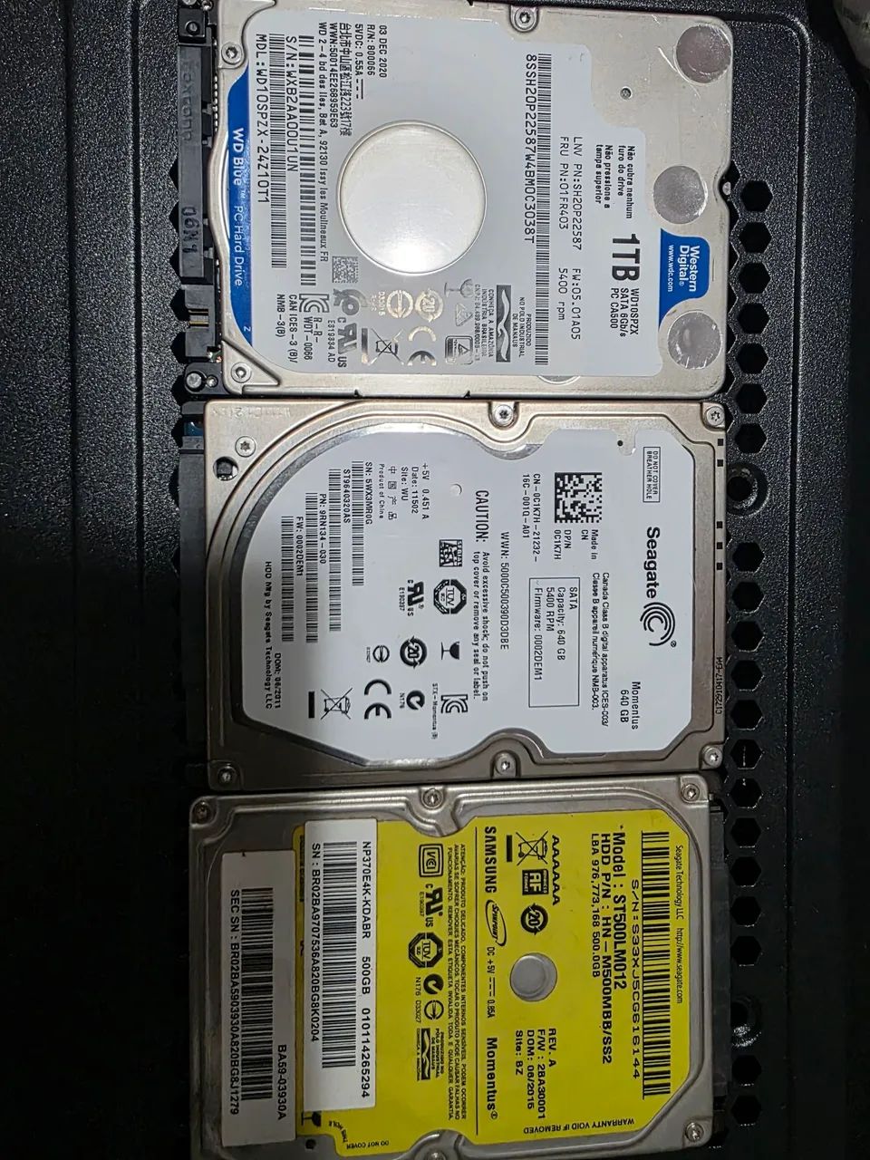 HDD 1TB 640GB 500GB - Armazenamento - Planalto Verde, Ribeirão