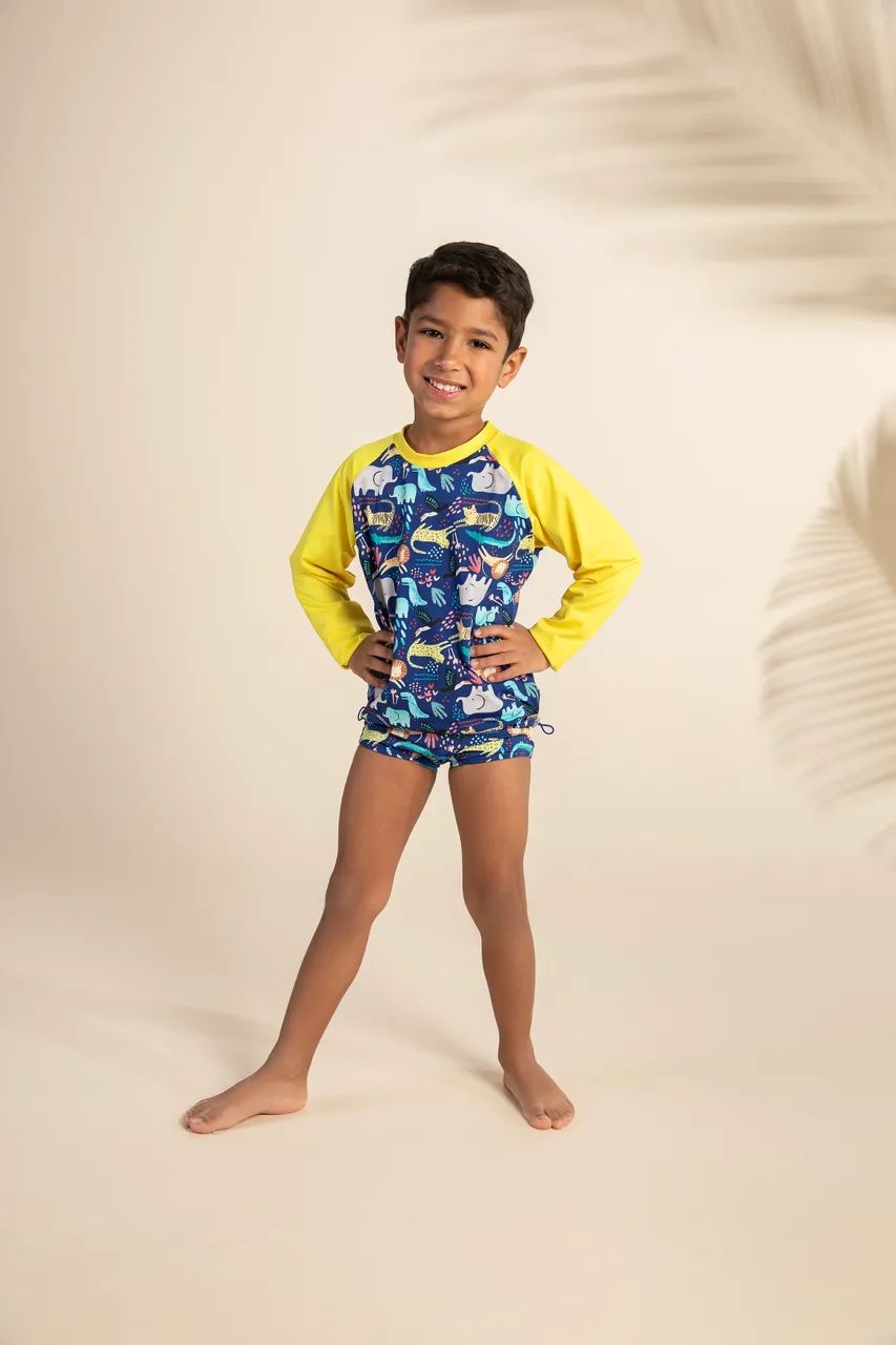Estoque de marca de moda praia! Poliamida com proteção UV - Foto 3