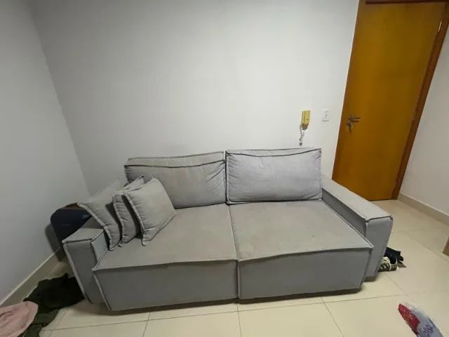 SOFÁ RETRATIL LINHO DOIS LUGARES
