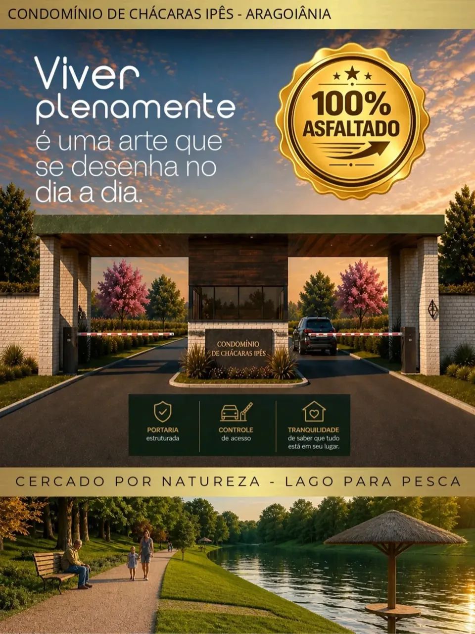 CHÁCARAS EM CONDOMINIO IPÊS .