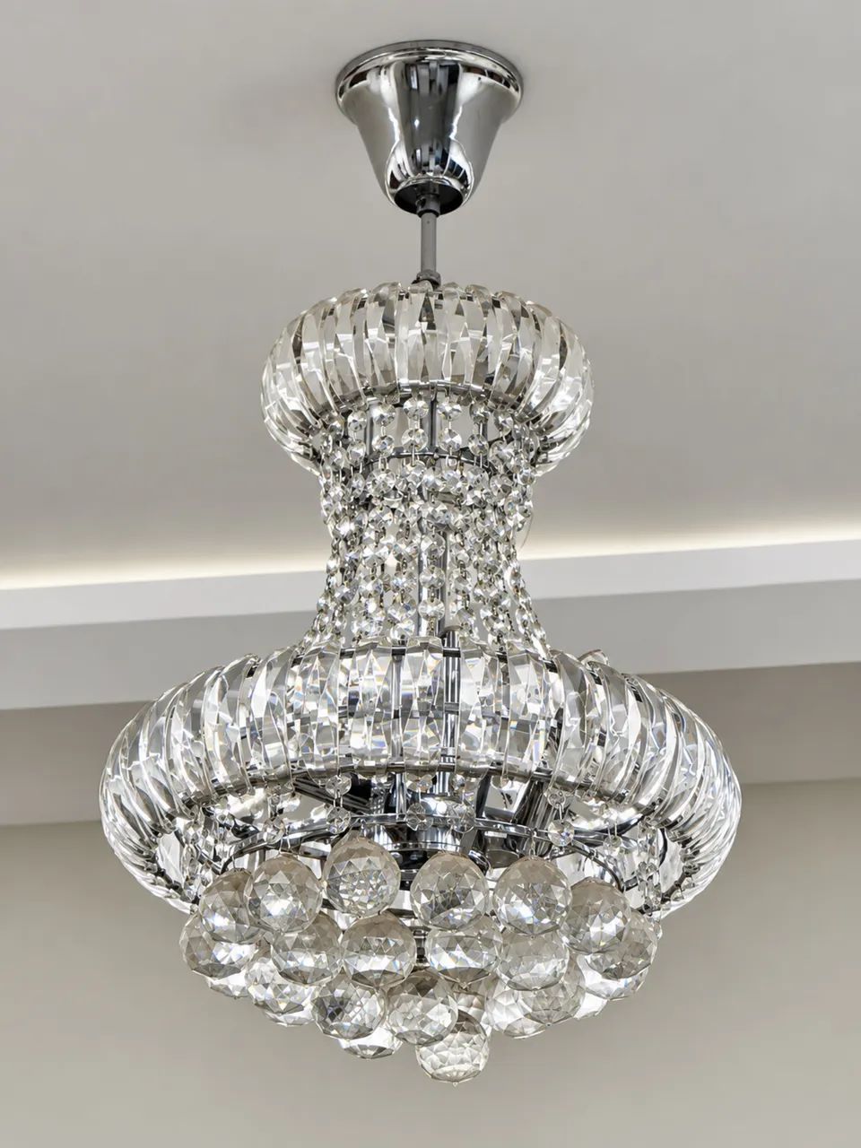 Lustre em cristais - 60 cm