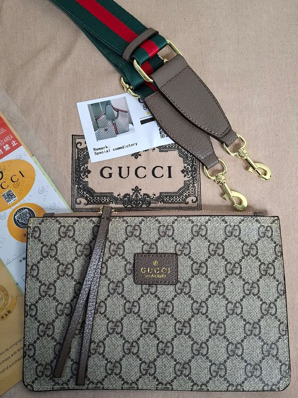 Bolsa Tote Gucci Giglio GG - Foto 2