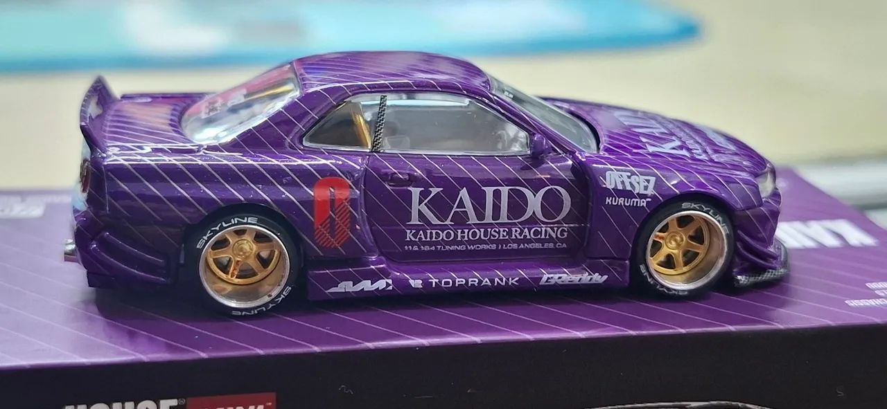 Mini gt kaido house GT-R R34 Skyline 048 - Hobbies e coleções