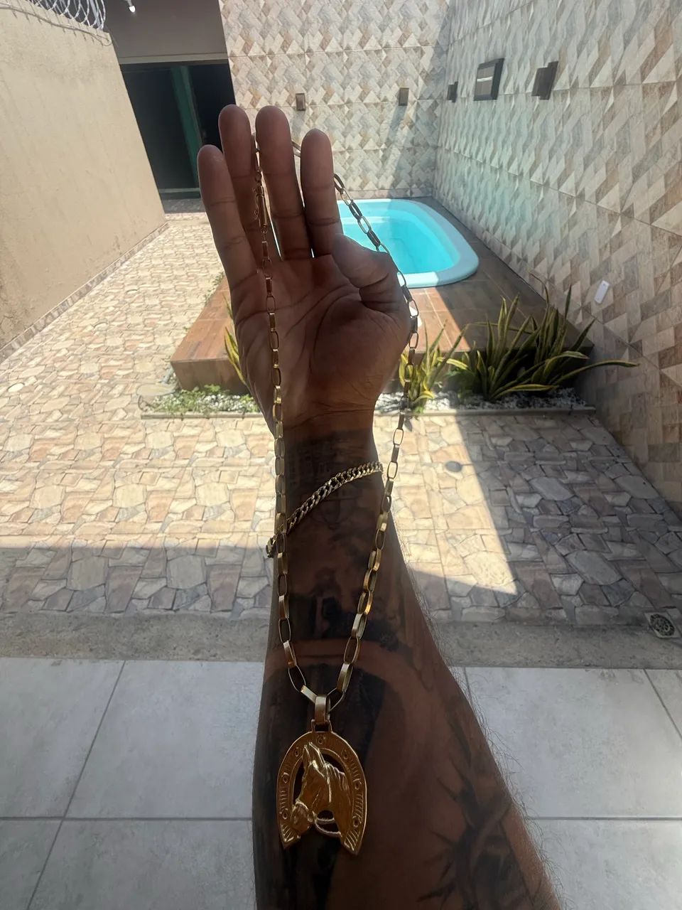 COLAR DE OURO TIJOLINHO  MAÇICO - Foto 2