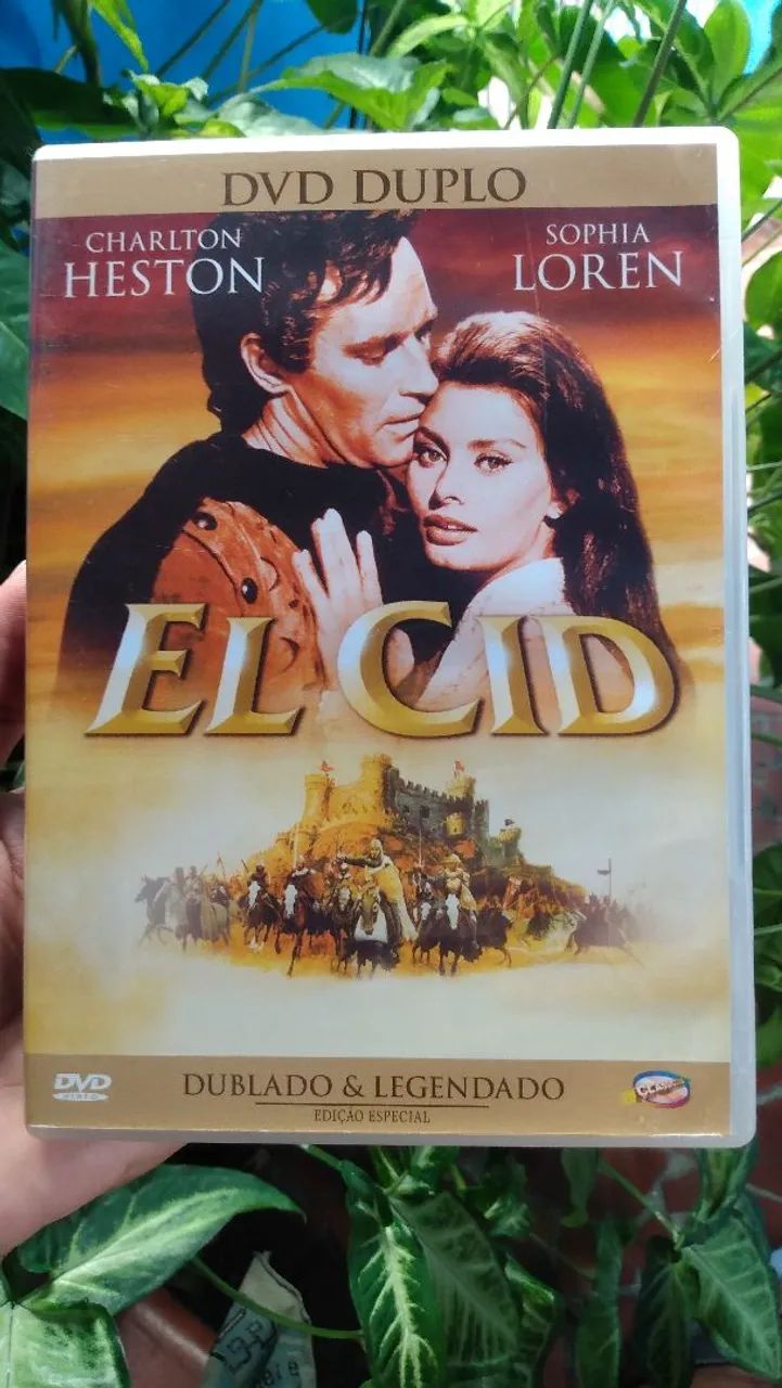 Filme DVD duplo original EL Cid ótimo estado. 