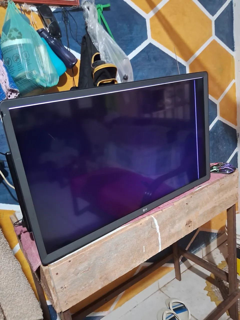 VENDO MINHA TV LG - 32LK615BPSB DEFEITO* - Foto 4