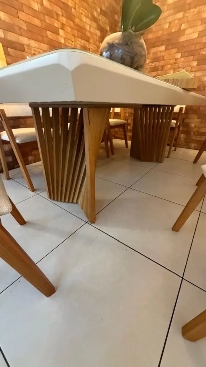 MESA DE JANTAR 8 LUGARES NOVA - Foto 3