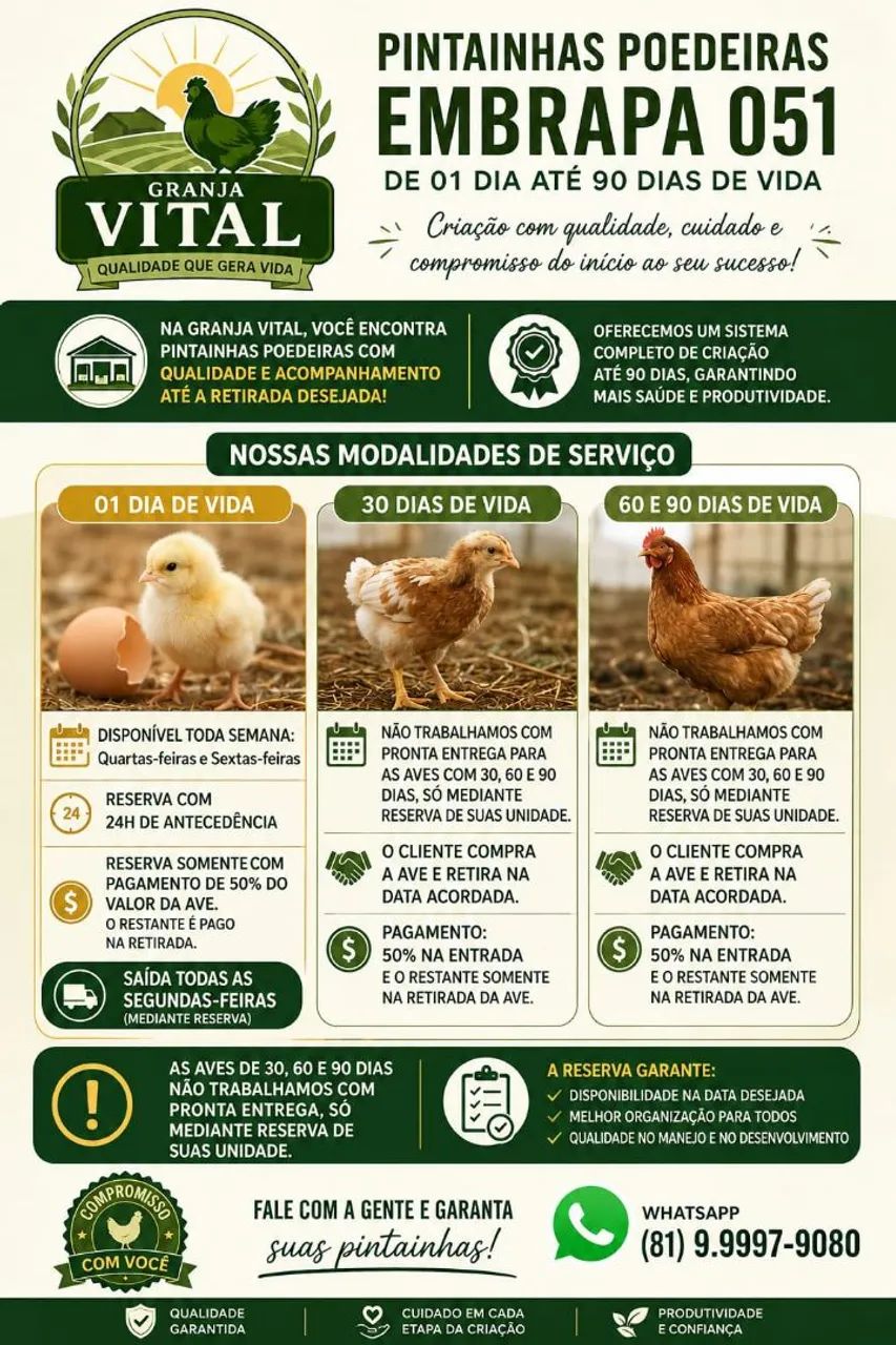 Embrapa 051 - Poedeiras  - Foto 3