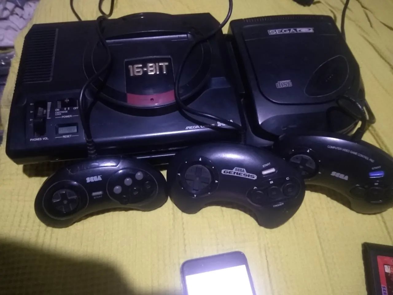 Mega Drive 1 - Sega CD 2
