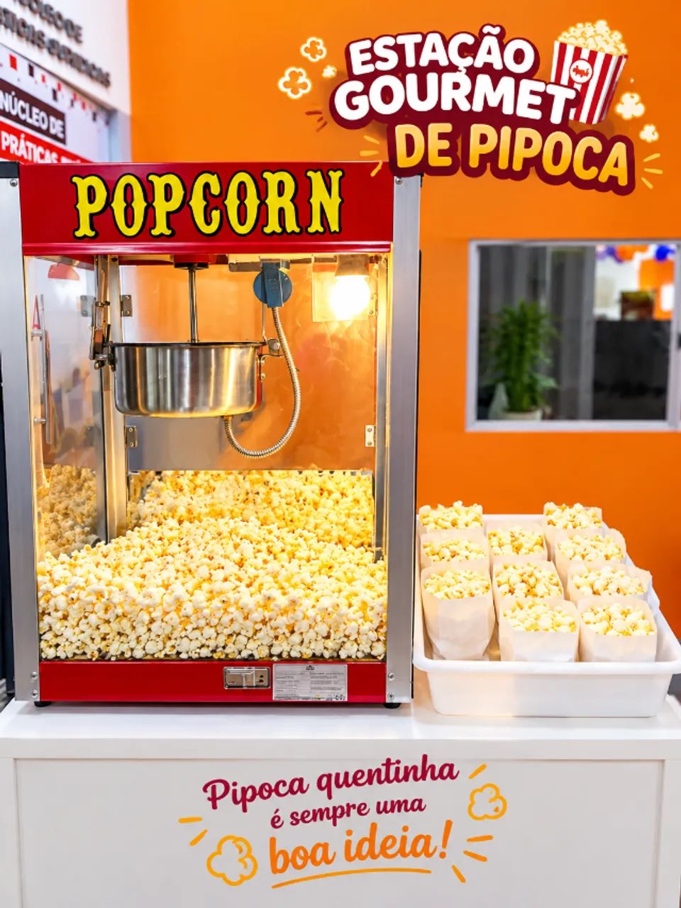Estação Gourmet de Pipoca
