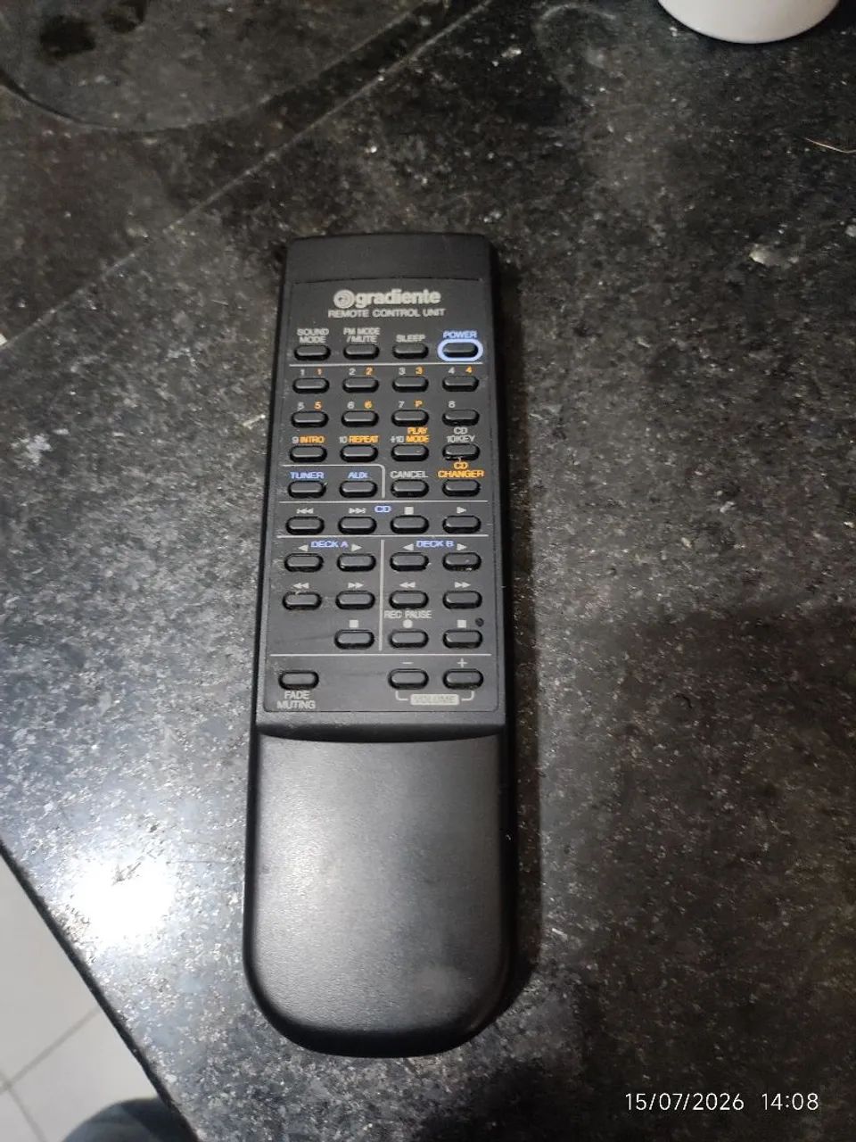 controle para JVC e Gradiente micro system