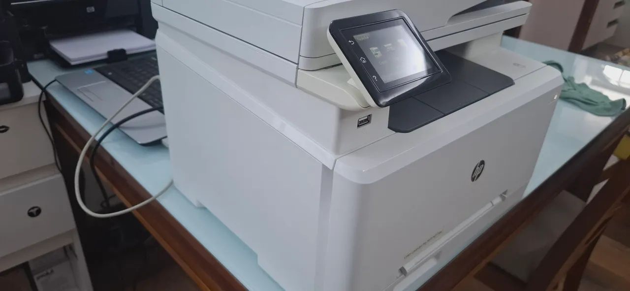 Impressora hp color laserjet pro mfp m277dw usada - Foto 2