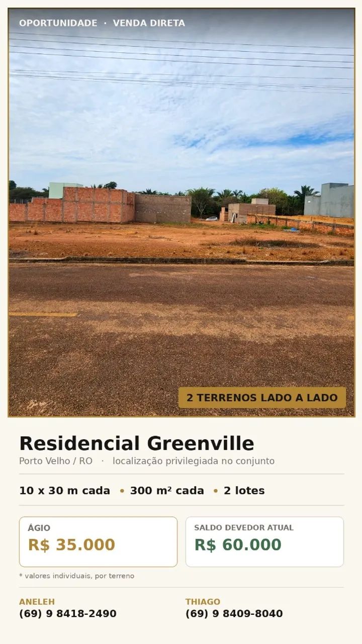 TERRENOS GREENVILLE