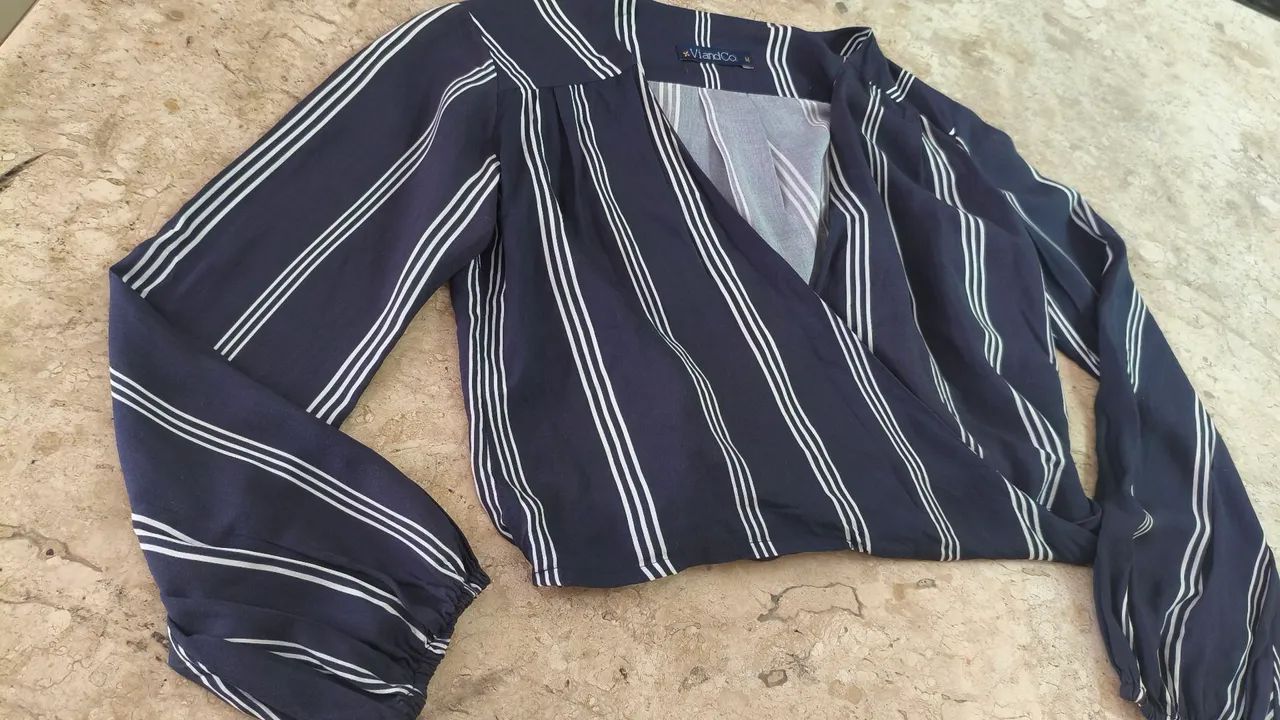 VIANDCO camisa VISCOSE TRANSPASSADA TAM M  - Foto 4