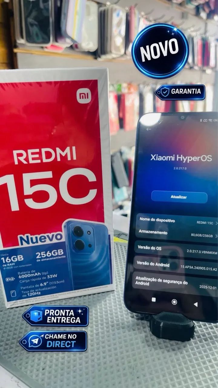 Redmi 15c lacrado 