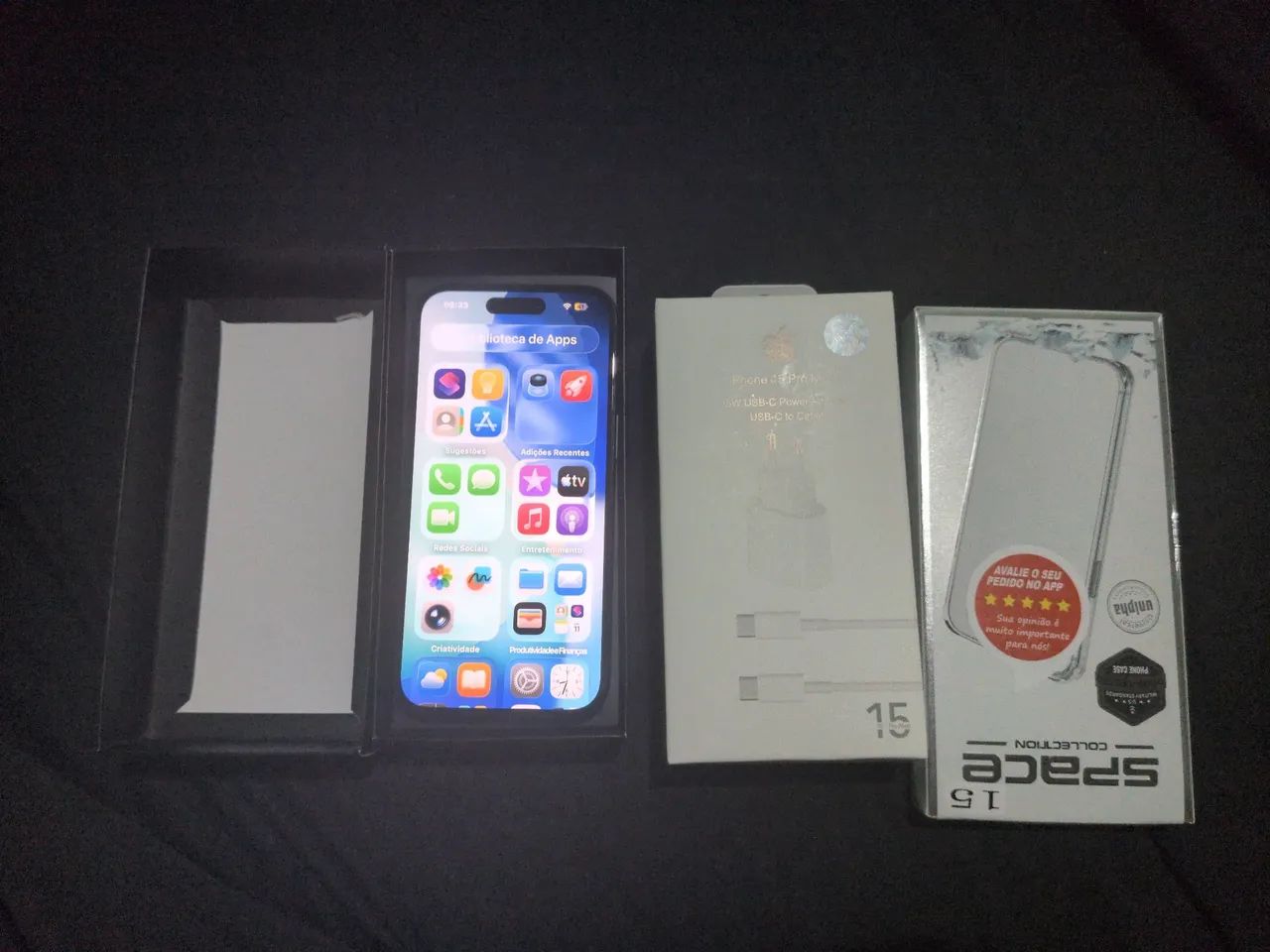 Apple iPhone 15 (128 Gb) - Preto Versão  - Foto 4