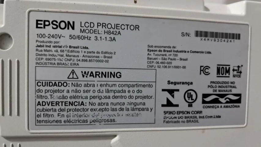 Projetor Epson PowerLite S41+ - Foto 3