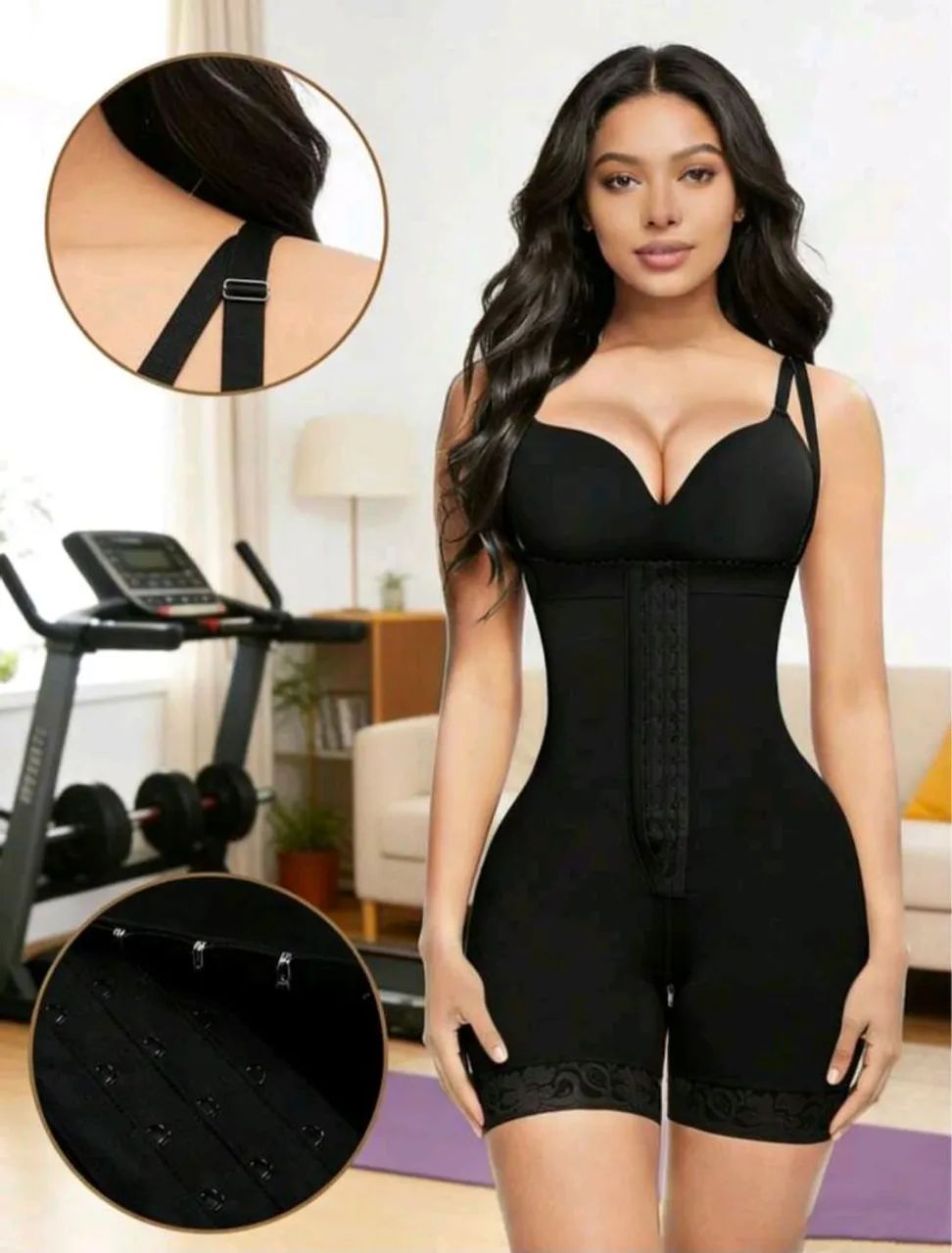 CINTA MODELADORA FEMENINA GG cor Preto - Foto 4