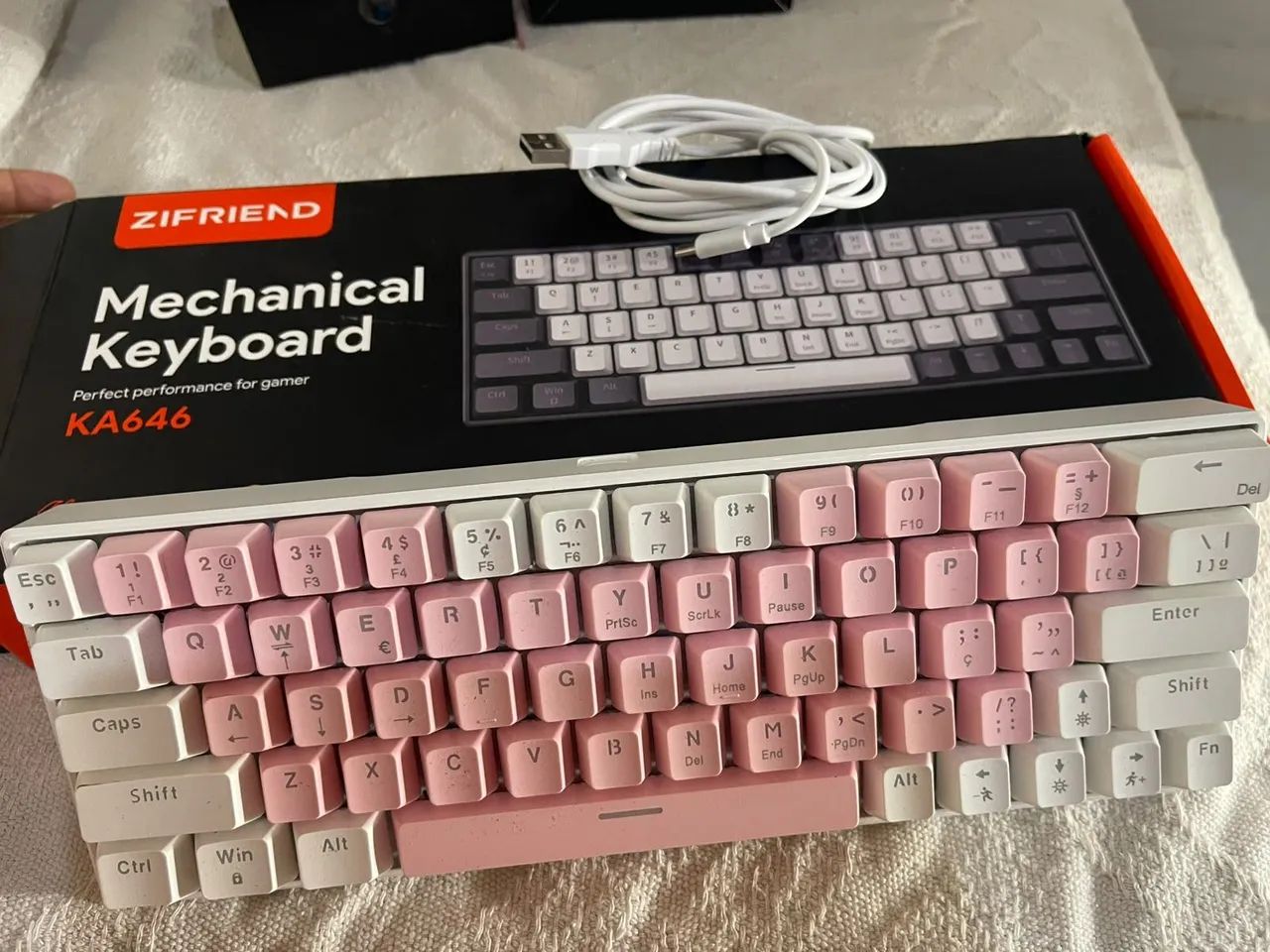 TECLADO E MOUSE GAMER  - Foto 3
