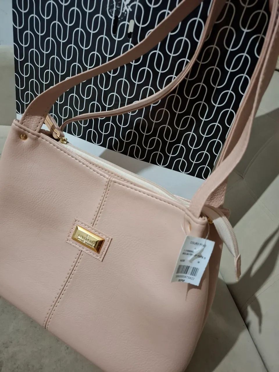 Bolsa Couro Fino Nova  - Foto 2