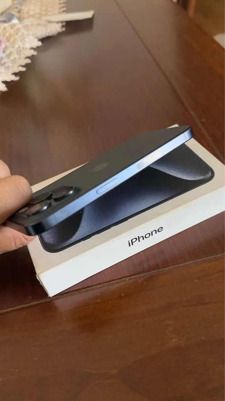 Iphone 15 Pro 128gb - Titânio Azul - Foto 3