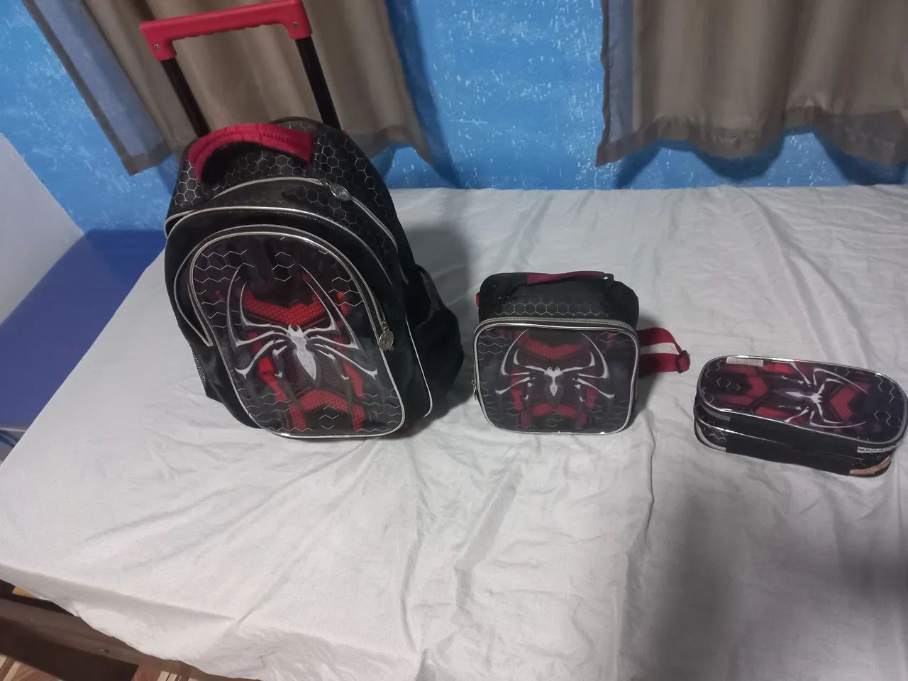 Mochila escolar 3 peças 