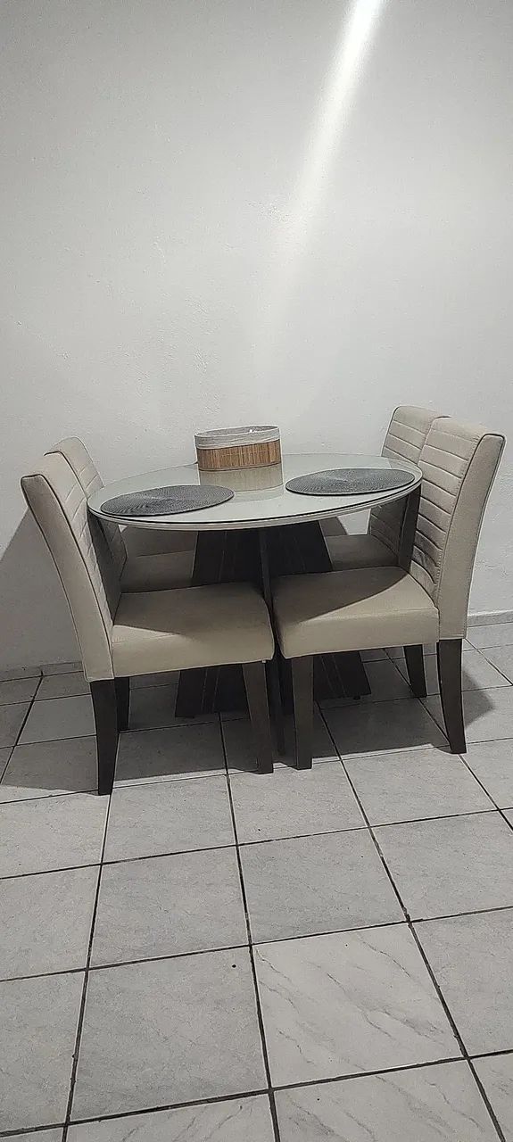 Mesa de Jantar Redonda Dobuê Turim