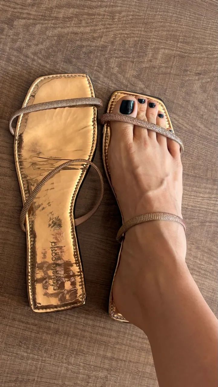 Rasteirinha rosegold  - Foto 2