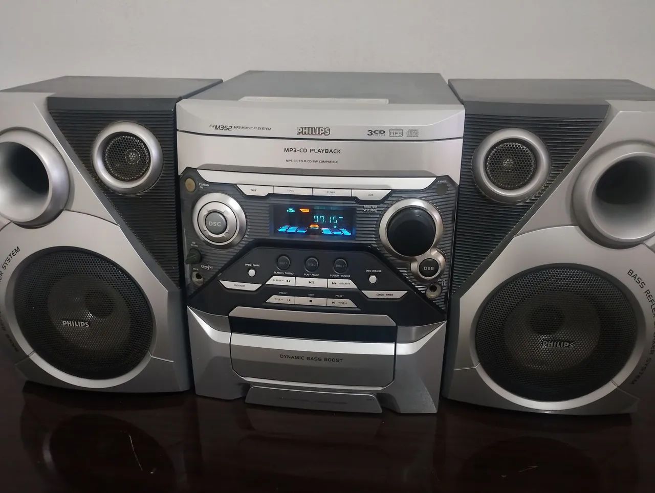 Som  boobox rádio cd system