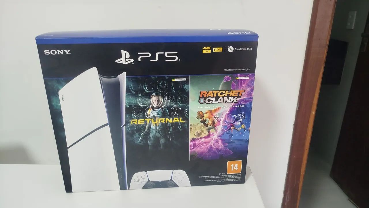 PlayStation 5 Slim digital (1tb) em orimo estado!! - Foto 5