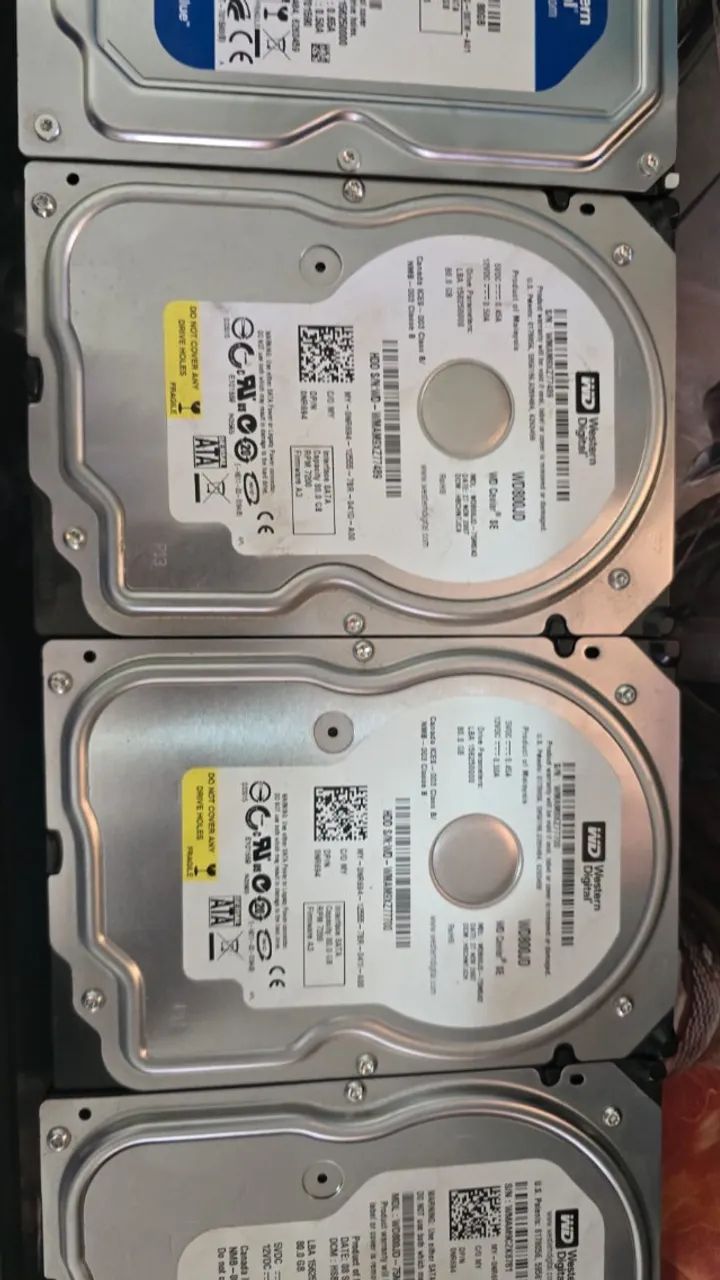 HDs 80Gb Lote de 4x Peças Sata  - Foto 3
