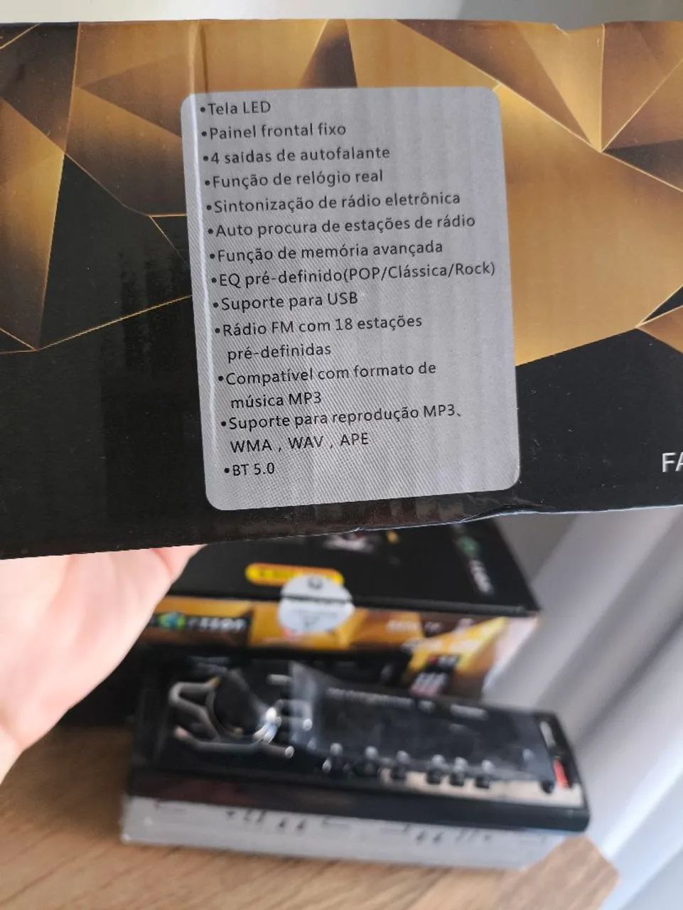 Som automotivo FIRST OPTION 6688 - BLUETOOTH + USB + CONTEOLE - Foto 4