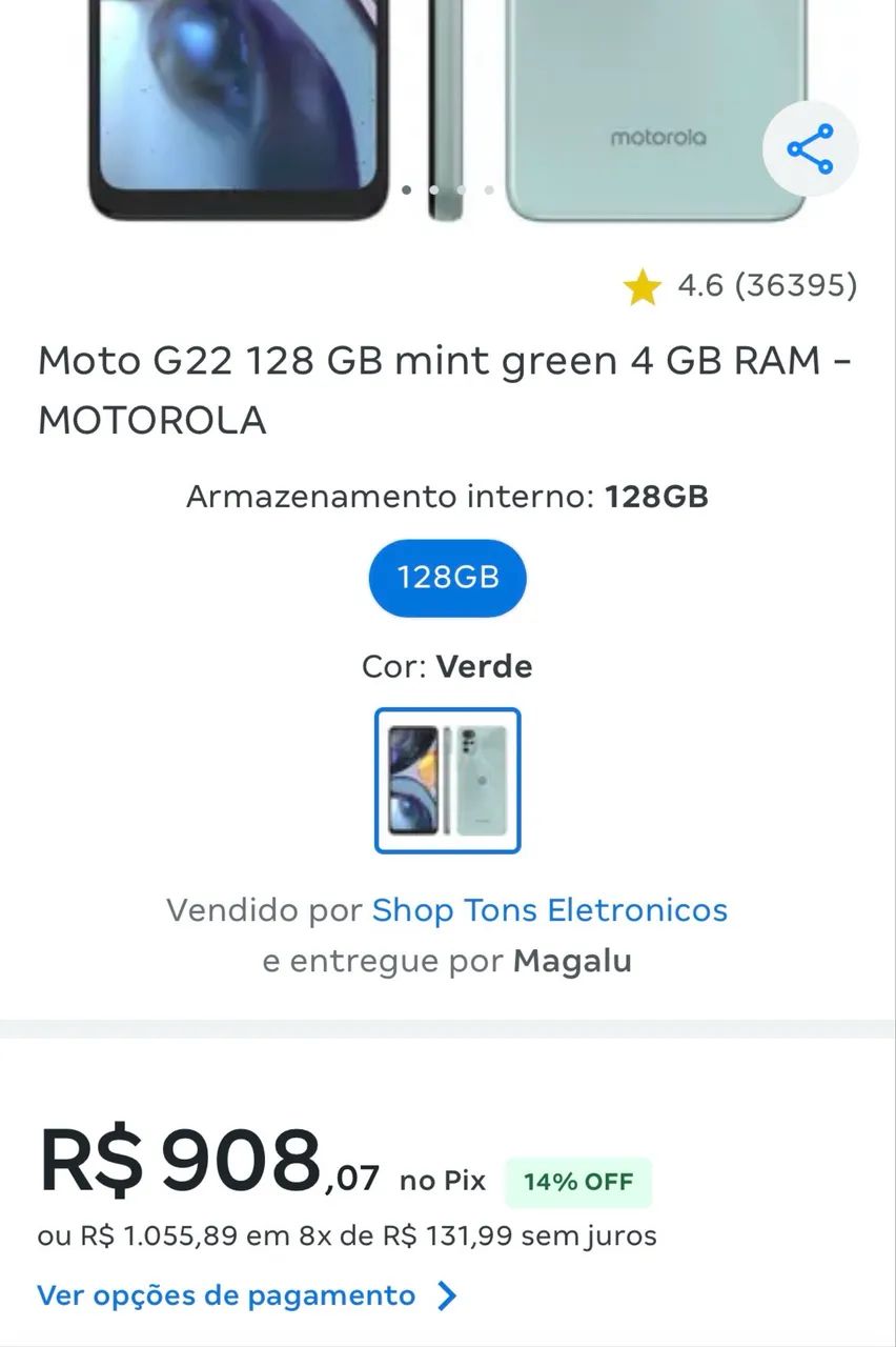 Motorola G22 - 128 GB - Foto 2