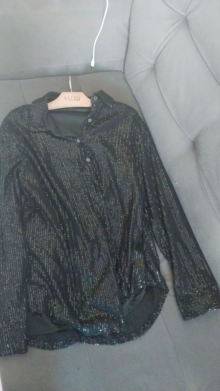 Camisa de paetê - Foto 2