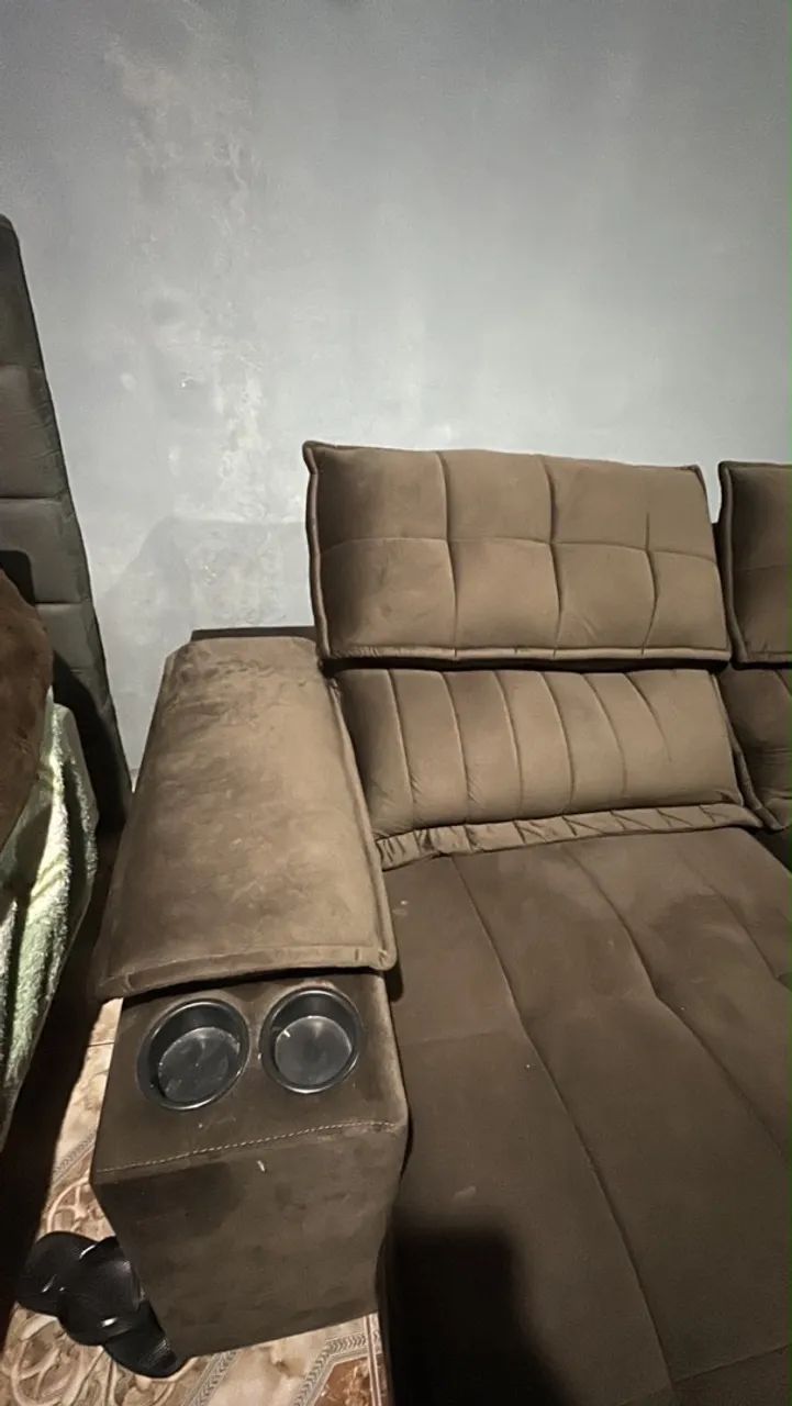 Sofa marrom  - Foto 2