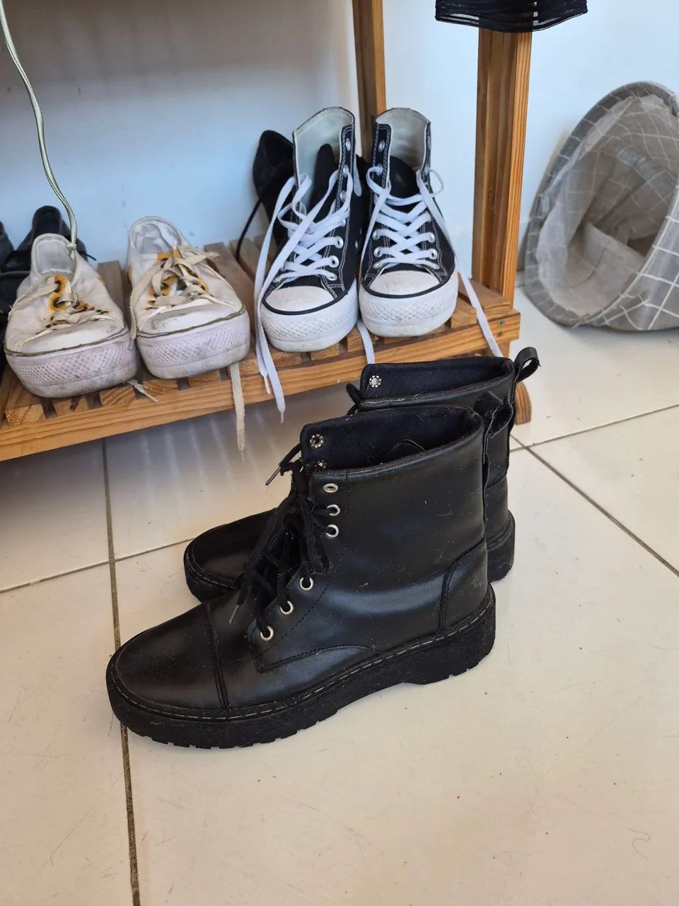 Bota Coturno 37/38 - Foto 2