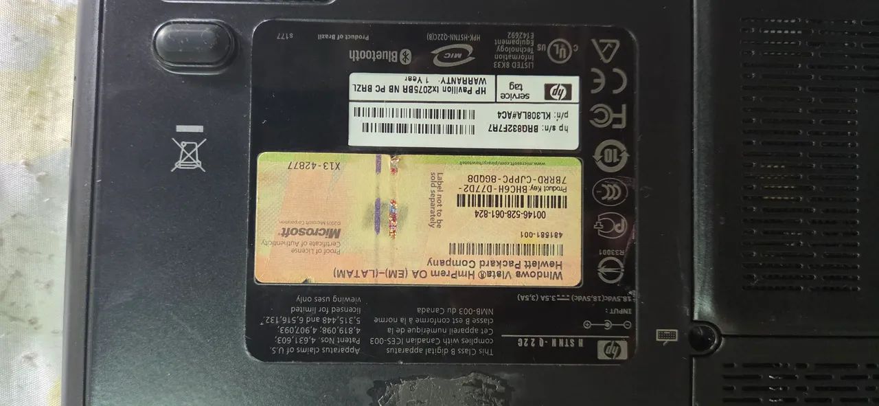 Notebook HP tX2000 (no estado) - Foto 3