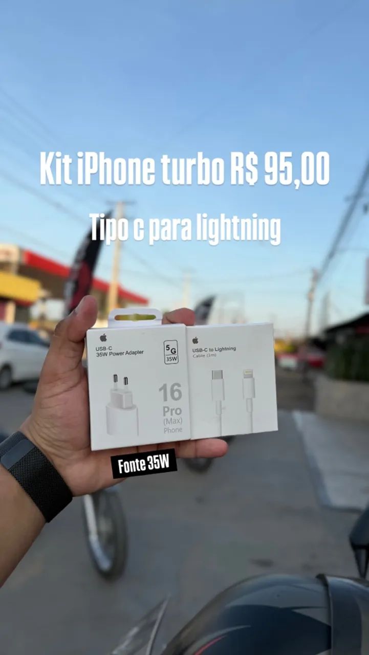 Carregador de iPhone 