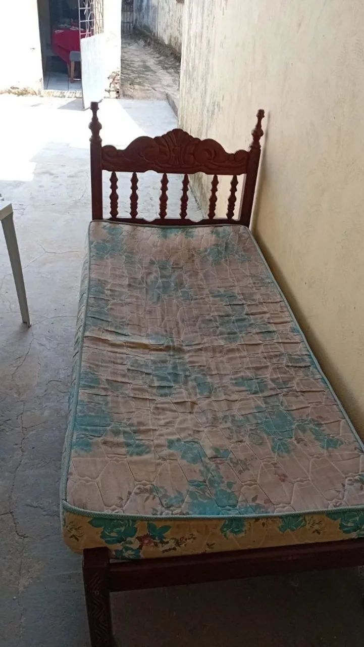 CAMA SOLTEIRO+COLCHÃO  - Foto 2