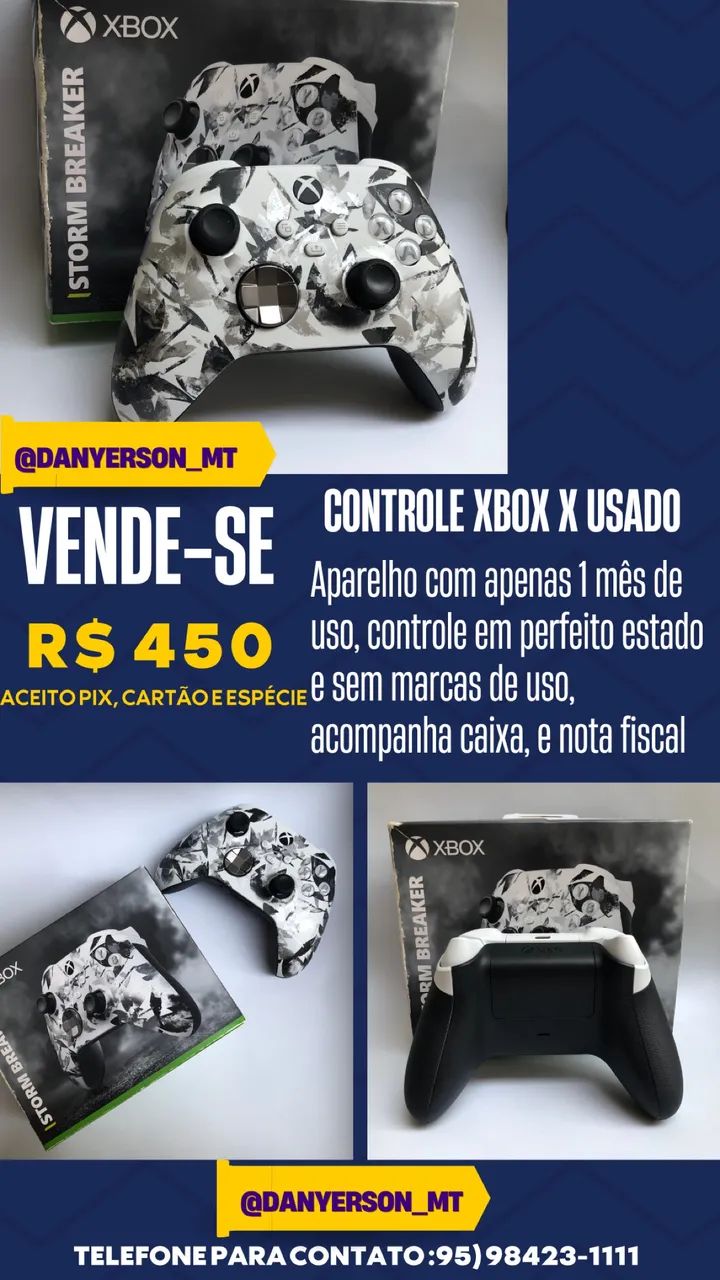 vendo controle xbox